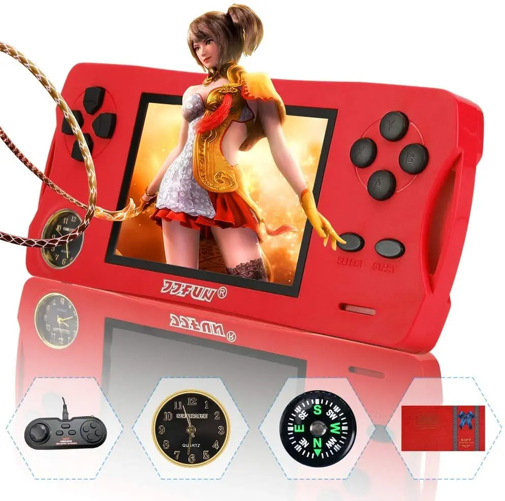 

Christmas Design Portable Handheld Video Game Console 32Gb 3.5'' 16Bit Game Player Support Double Controller