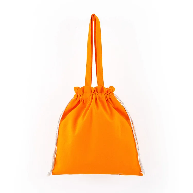 

Bolsas De Lona Compras Promocional Regalo Durable Canvas Cotton Bag Handbag Drawstring Bag For Fruits With Drawstring Closure, 16 colors