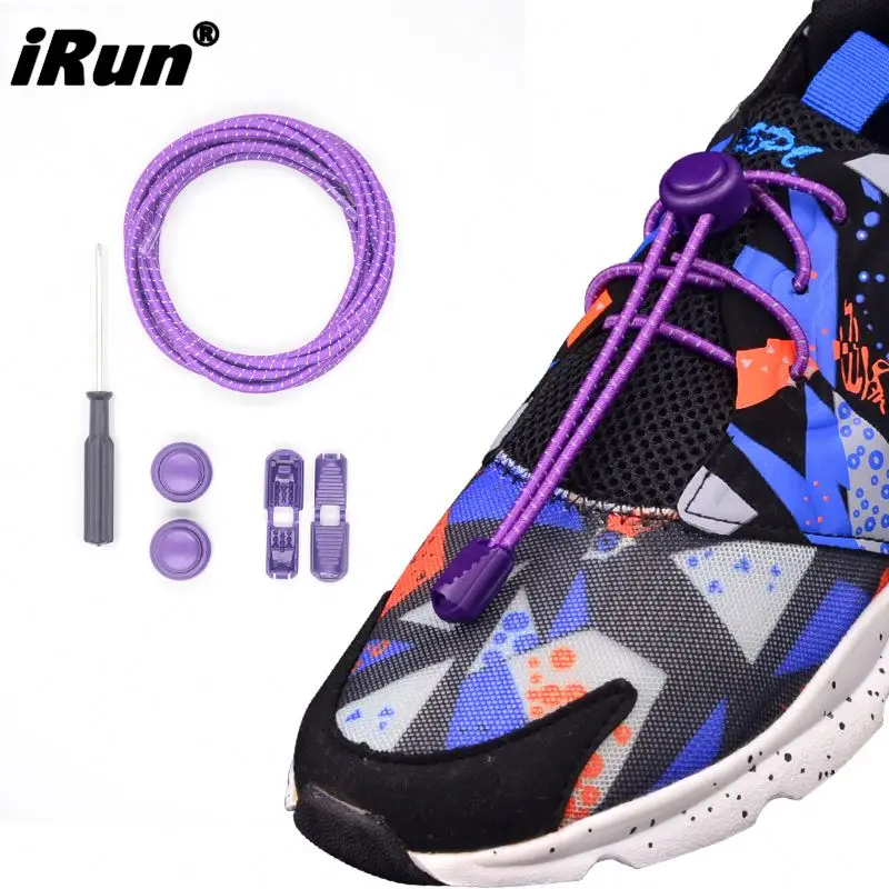 

iRun High Quality Sport No Tie Lazy Shoe Quick Laces Lacing System Shoelace