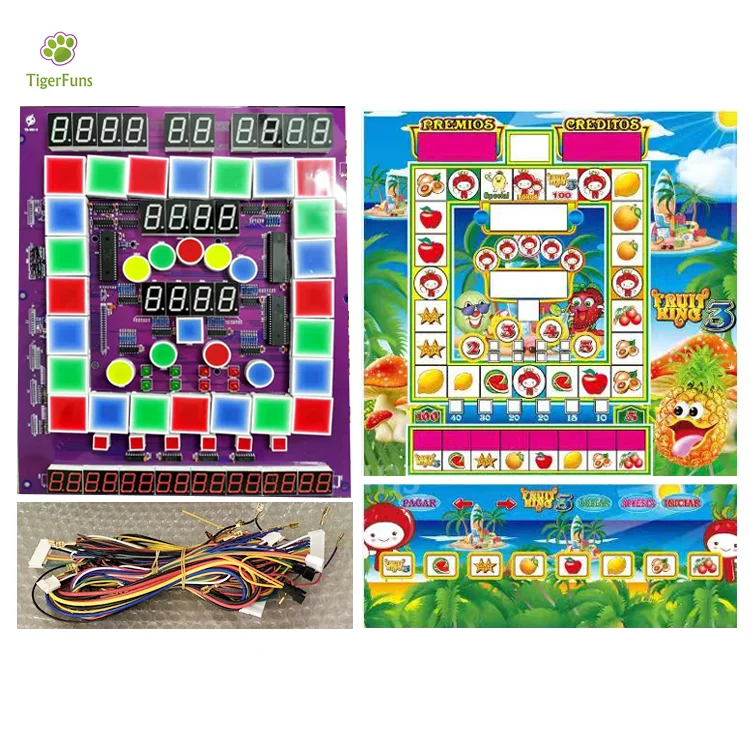 

Fruit King 3 Game Board Kits Mario Slot Game Machine Kits / Slot Coin Operated Game Machine, As pic