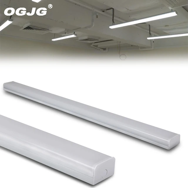 OGJG 4Ft 40W LED Batten Ceiling Tube Light Pendant Linear Supermarket Lighting LED Linear Light