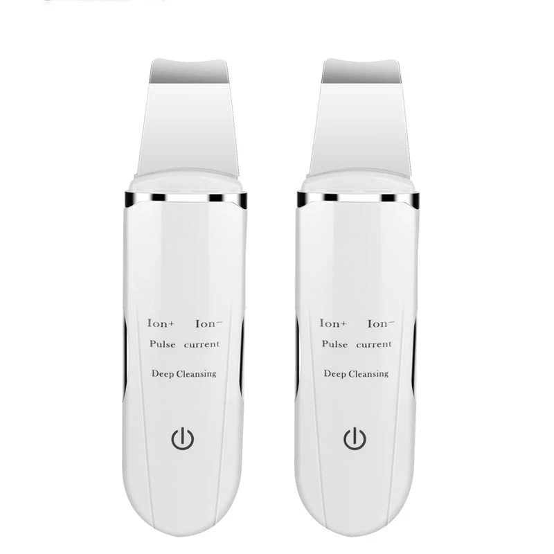 

wireless skin beauty equipment skin rejuvenation shrink pore skin scrubber, White