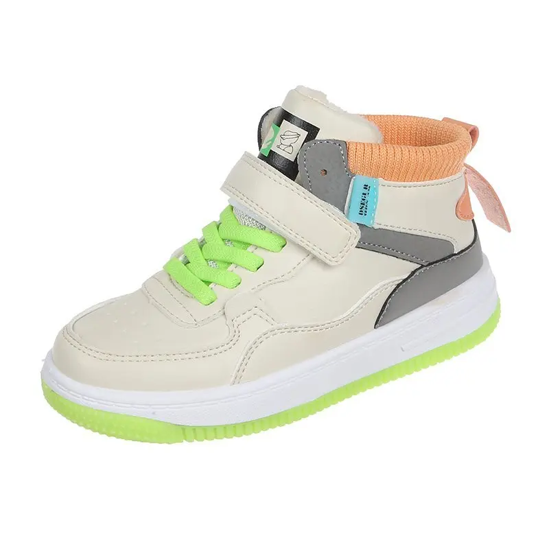 

YZ Cute Design hot sale high top sports casual shoes for children