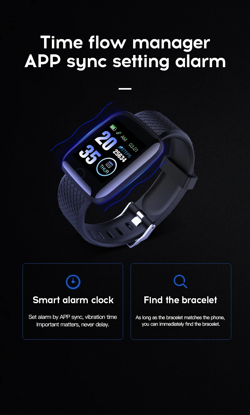 116 plus smart watch specification