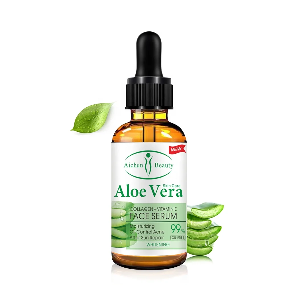 

Best Skincare Serum Face Natural Aloe Vera Collagen Vitamin E Serum Face