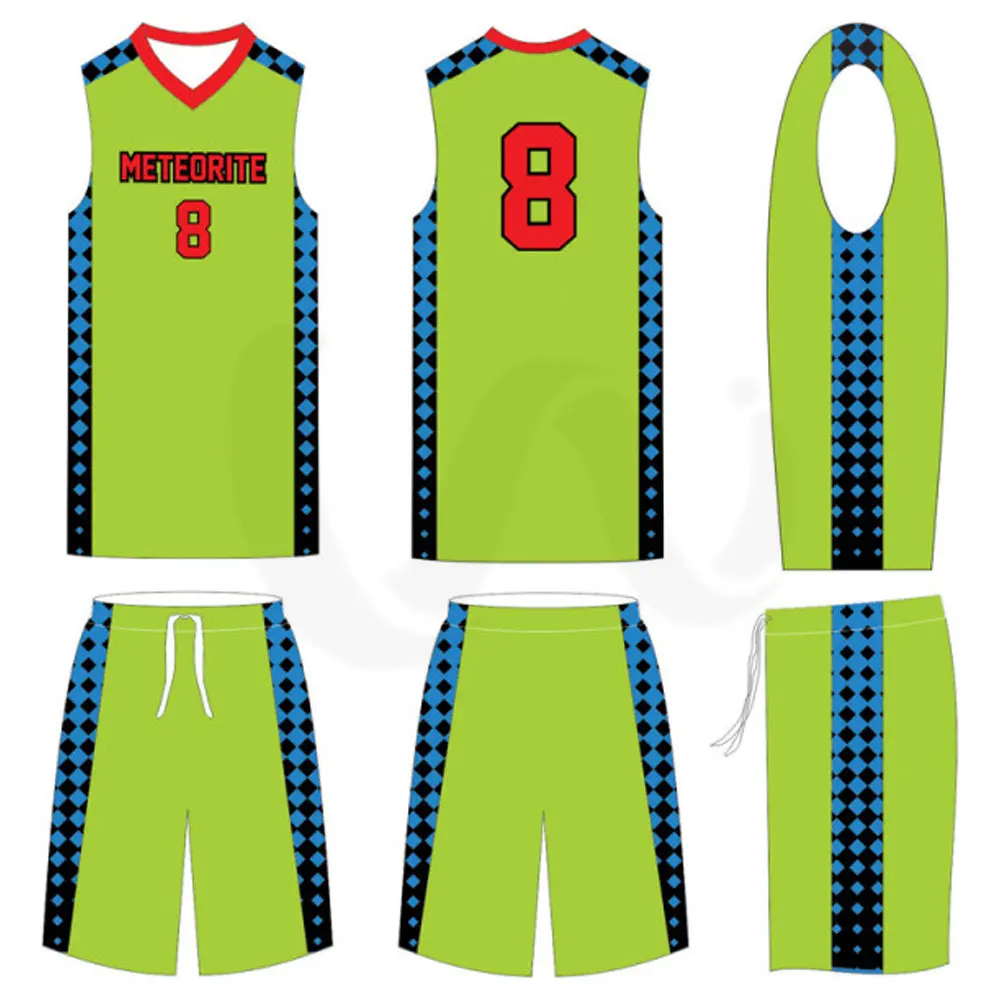 
Top Quality Sportswear Basketball Uniform / Custom Wholesale Blank Basketball Uniform 