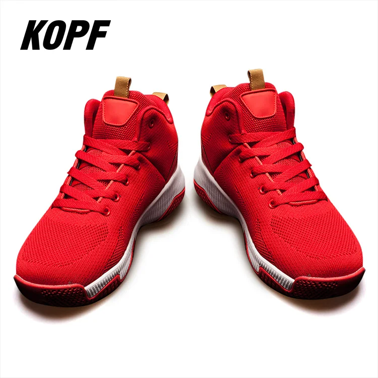 

Factory Direct Basketball For Boys Red Ankle Support Cheap Shoes Men, Black & red