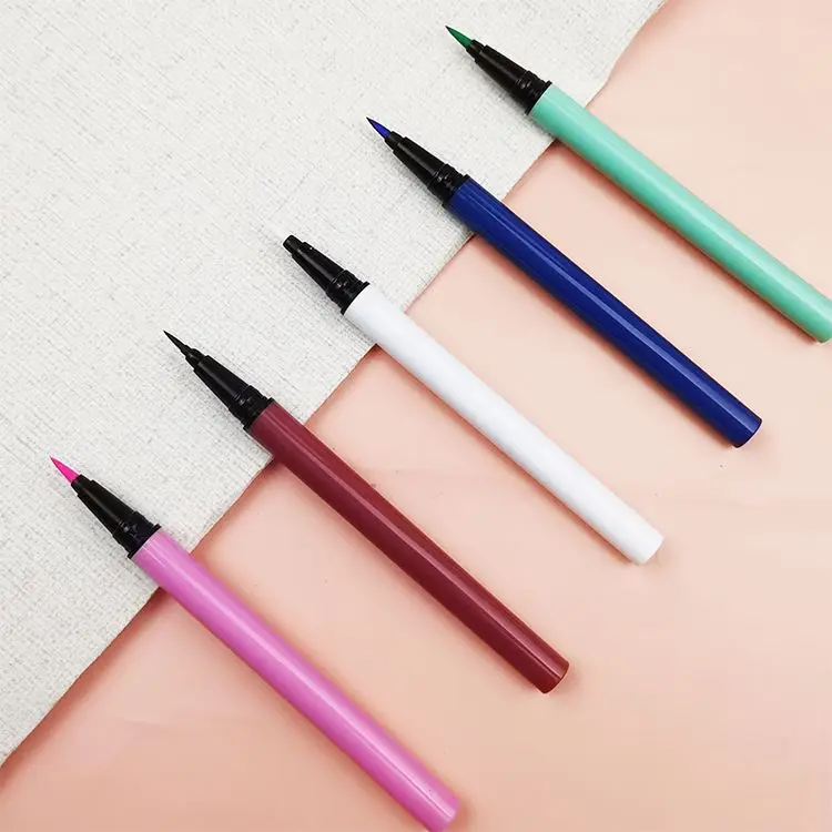 

MS 9 Color 2021 Fashion Clear Eye Liner Glue Pen Brown Cosmetics Beginner Custom Logo Adhesive Eyeliner Waterproof