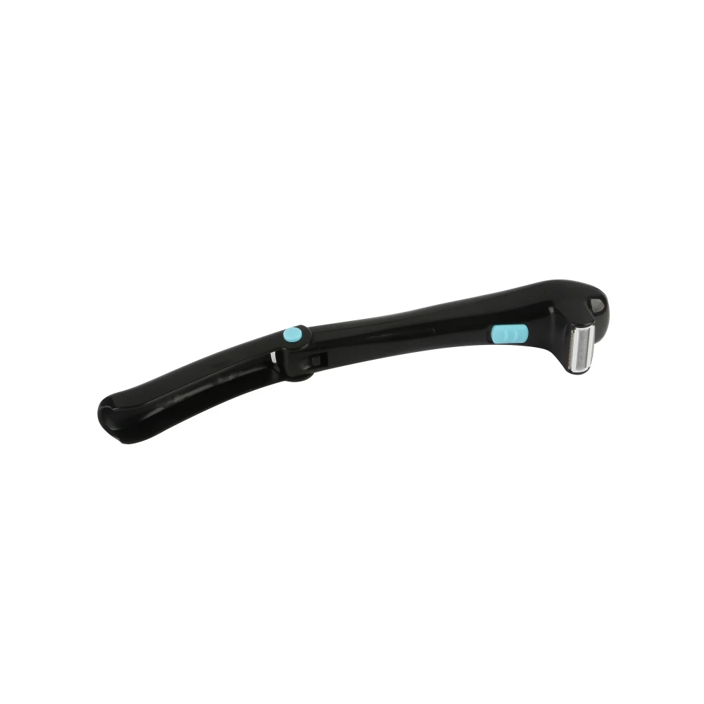 

wholesale two head blade men hair removal back and body shaver, White+ transparent cover