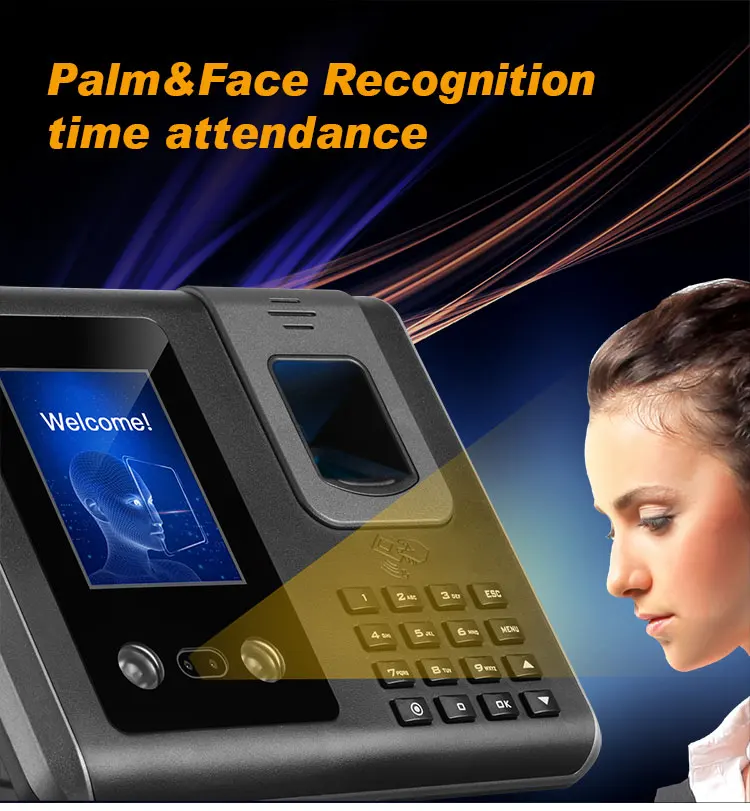 Time Cards Fingerprint Cloud Time Attendance Machine for small business