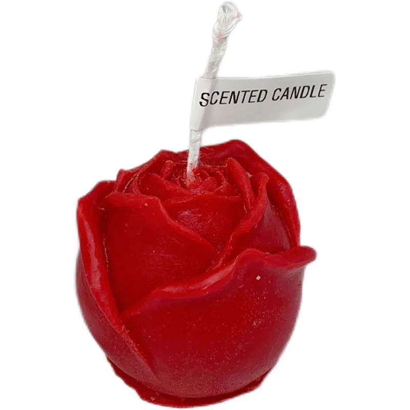 

W169 Small rose scented candle for Valentine's Day wedding decoration candles