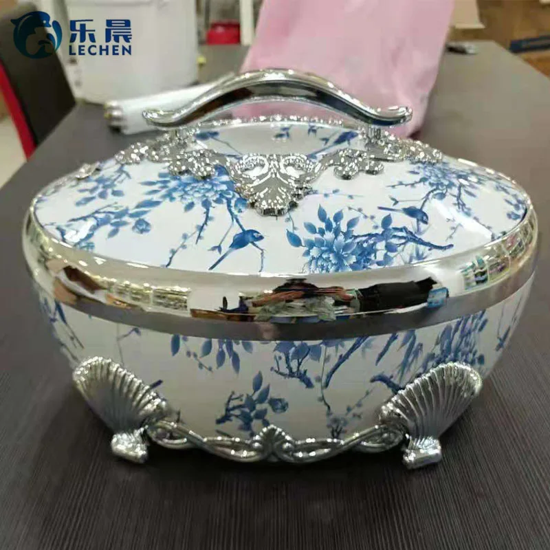 

ABS+Stainless Steel Thermal Food Warmer Container Insulated Lunch Box Container party Food Warmer SET 4L/5L/6L, As photo