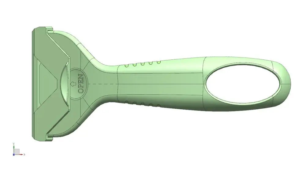 
factory window and floor scraper plastic body with 1 pc blade 