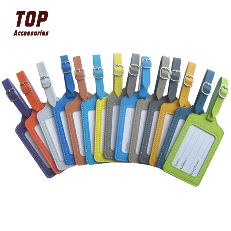 

Most Popular PU Leather Luggage Tags Name Cards for Walmart