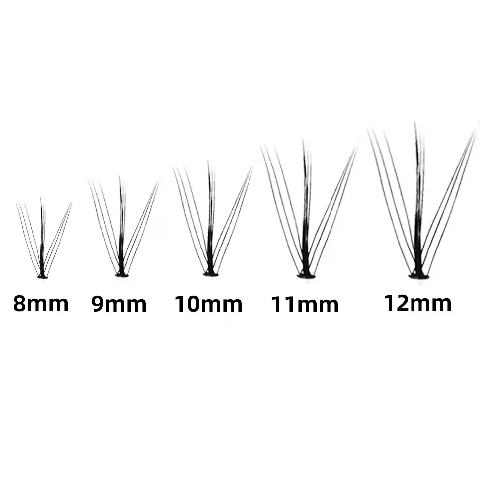 

korean pbt fiber 3d promade loose fans eyelashes langfang song pro made fans lashes extensions, Natural black