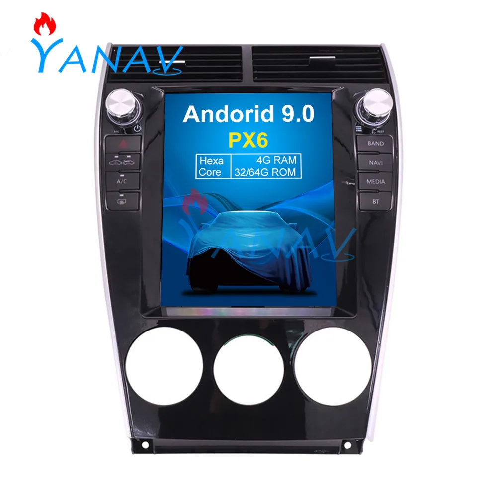 

10.4 inch Tesla style Android 9.0 car GPS navigation For-Mazda 6/Mazda6 2004-2015 Car Radio Stereo multimedia player DVD player