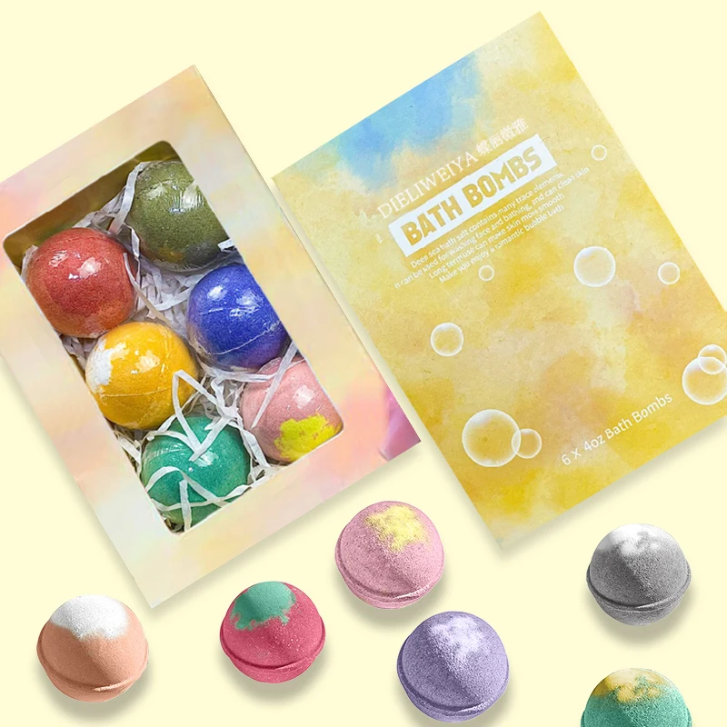 

Organic Bath bombs Gift Set Natural Fizzy Bubble Bath bombs For Spa, Colorful