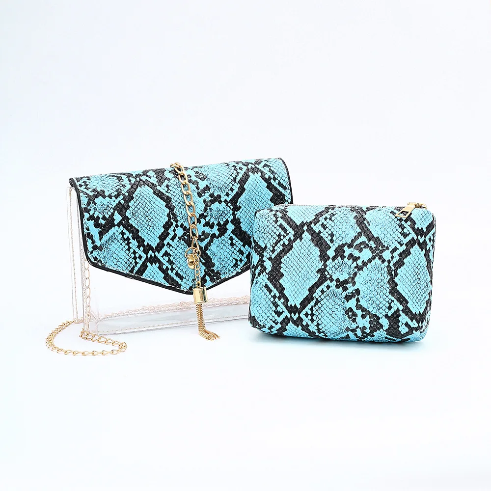 

New Fashion Latest Design Ladies Snake Pattern travel hand bag luxury leather python handbag, Purple, blue, gray