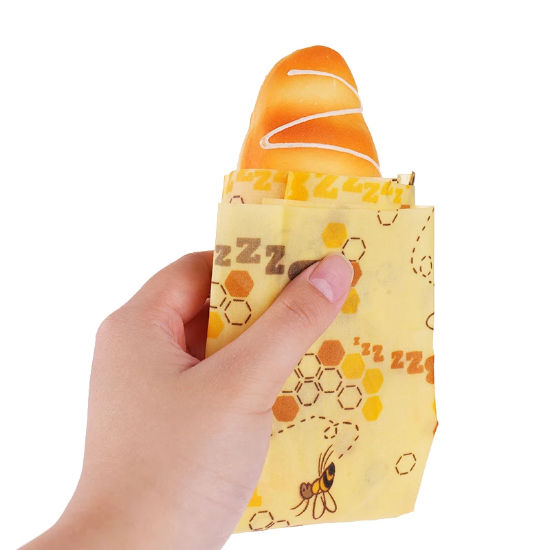 
35*35 CM Durable Organic Beeswax Food Wrap for Food Packaging 