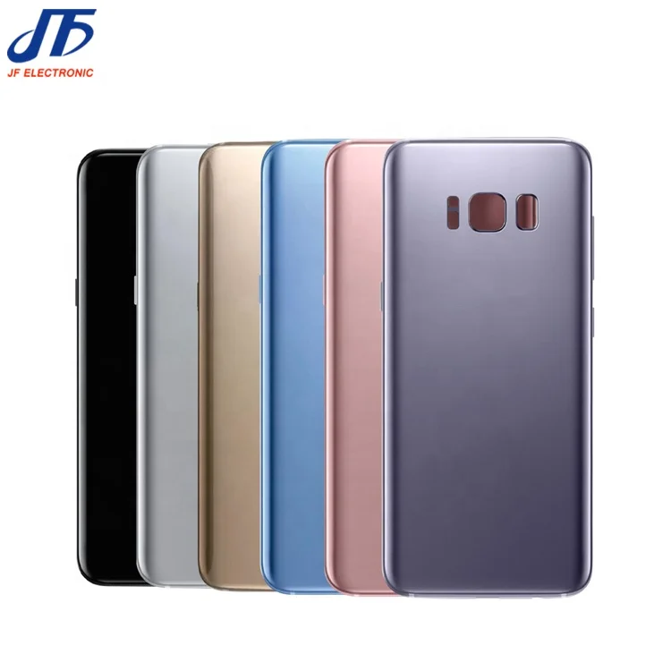 

High quality for samsung galaxy s8 back glass housing replacement back cover, Black,gold,blue,pink,silver purple