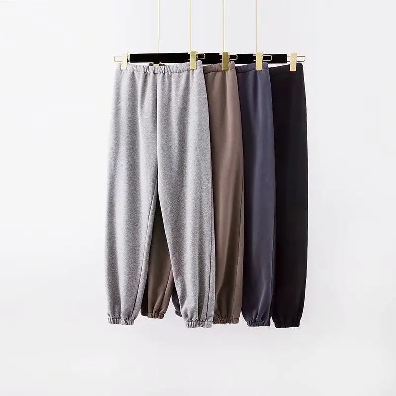 

bulk buy clothing casual heavy grey female jogger harem pants suits white straight leg french terry drawstring women sweatpants