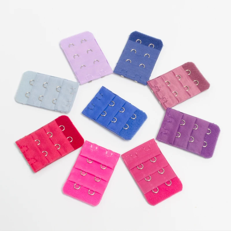 

Hook&eyes lengthened buckle women's bra accessories elastic bra extender, 30 colors
