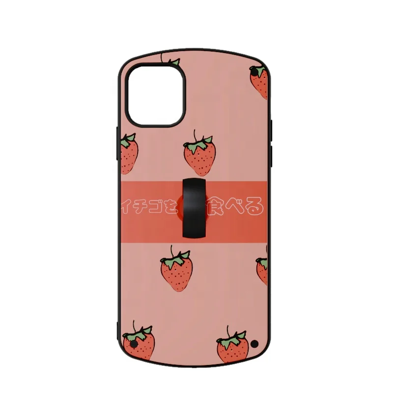 

Custom UV Printing TPU PC Phone Case for iPhone 11 Back Cover with Finger Ring, Multi colors