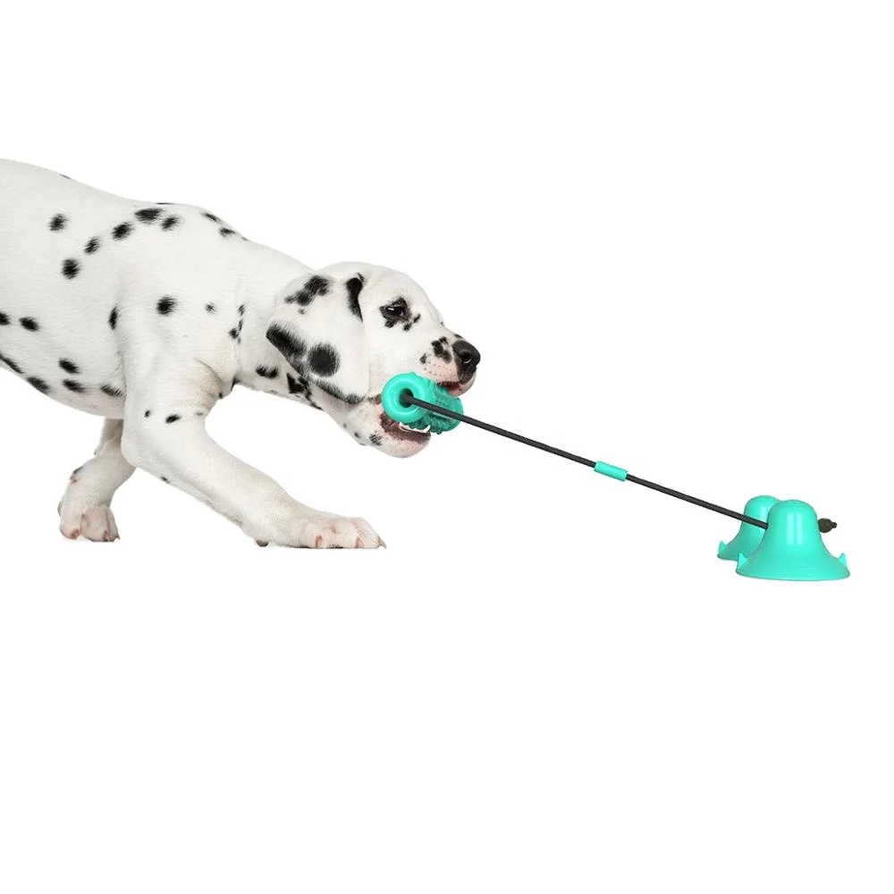 

Pet Supplies Double Suction Cup Drawstring Molar Bite Resistant Rod