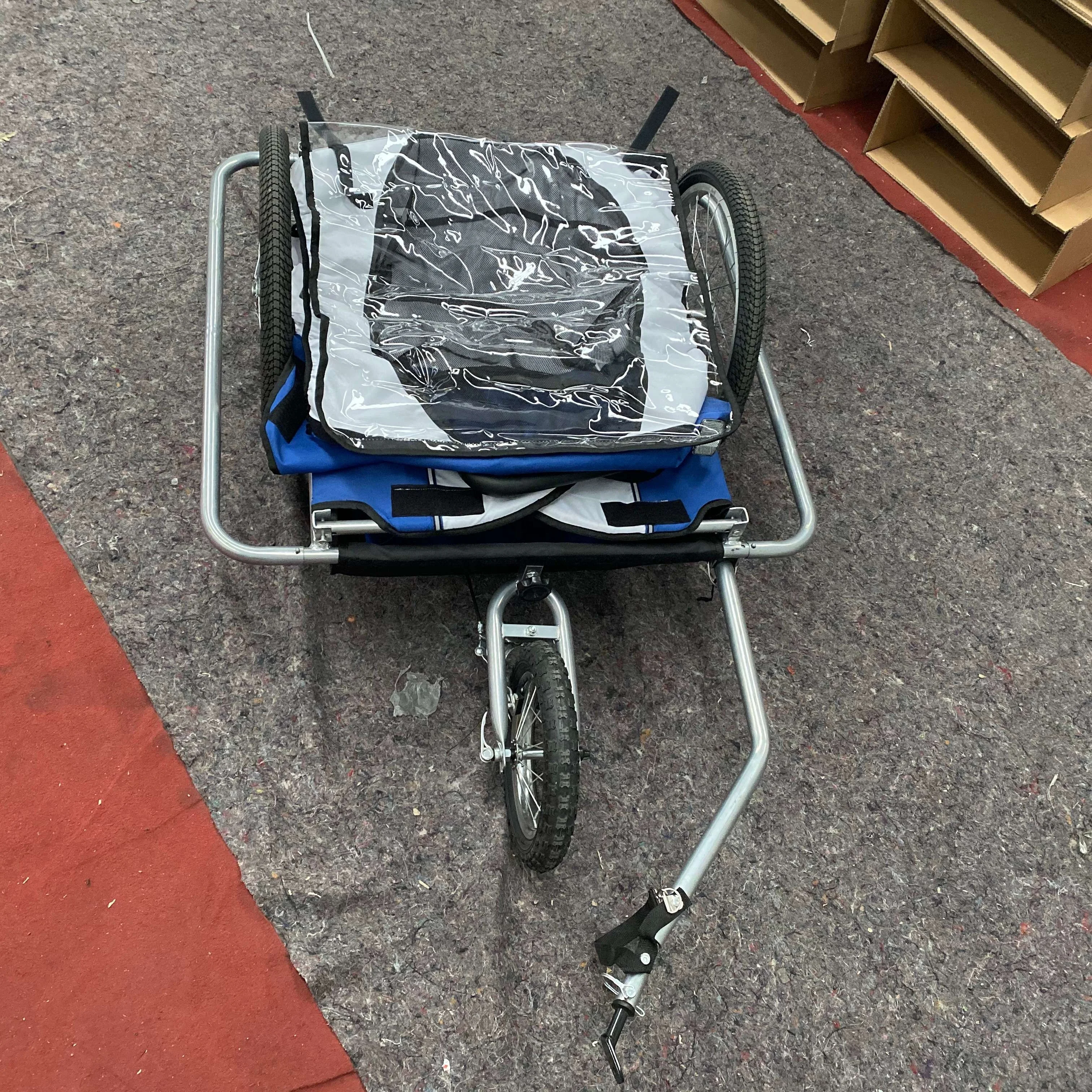 
Outdoor foldable bike trailer carry baby trolley 