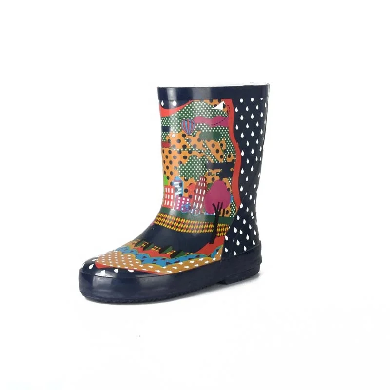 Download Girls Rainboots Kids Painting Wellington Boots Children ...