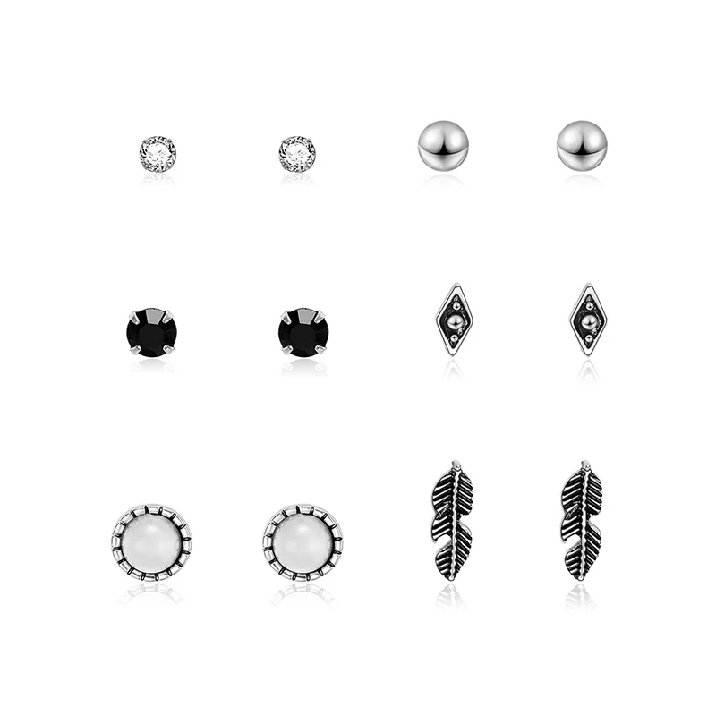 

Cheap Factory Price stud earrings pack earrings set stud earings studs set women