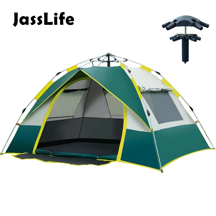 

Jasslife Supplier Automatic Customized Glamping Pop Up Zelt Tents Camping Outdoor Waterproof Tourist Tent