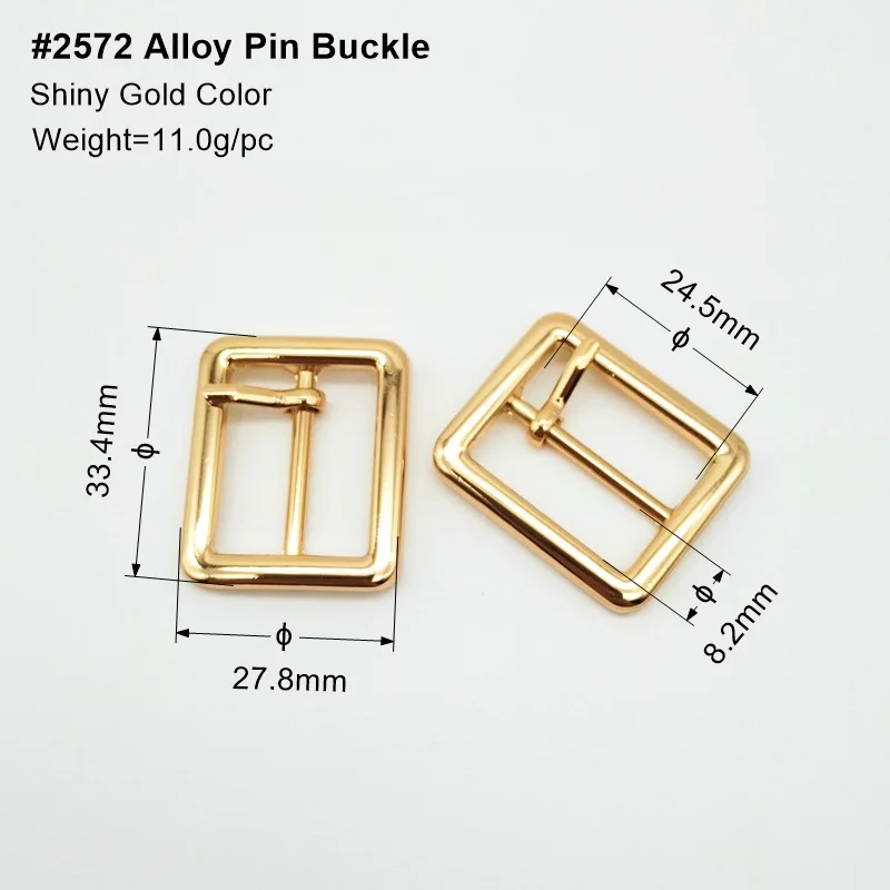 25mm 30mm 50mm Inner Zinc Alloy Pin Buckle In Shiny Gold And Shiny Nickel Color,Metal Buckle