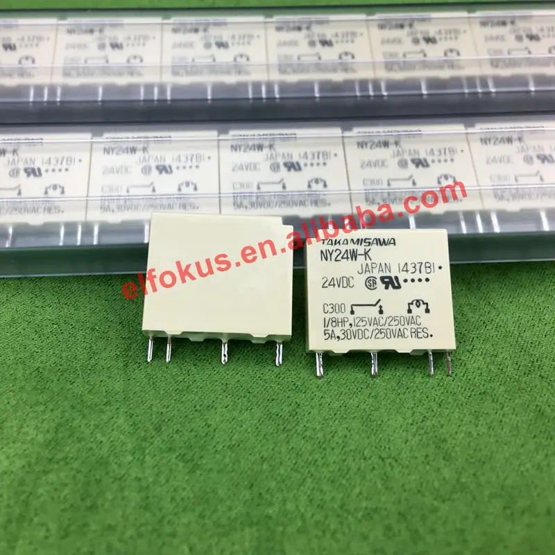 10 Pezzi Relè NY24W-K TAKAMISA 24V 5A DIP-4 – Nuovi, Per Fujitusu