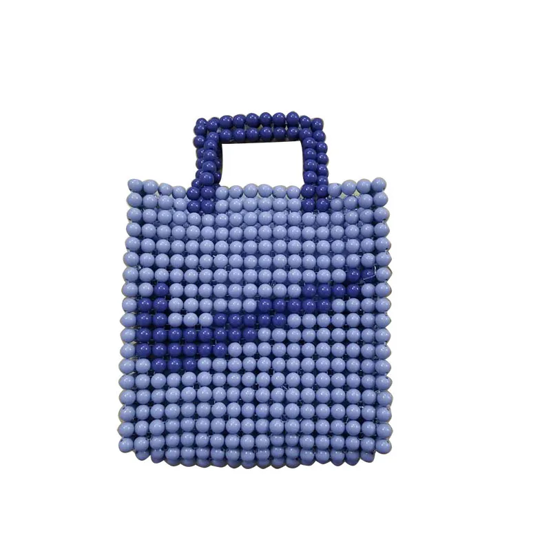 

Popular acrylic pair knitting bag TikTok red envelope hot sale handmade beaded bag