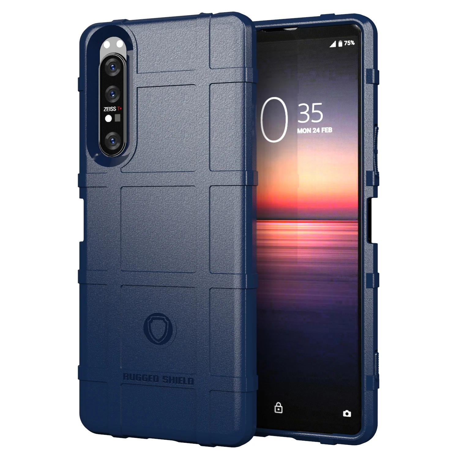 

military Shockproof phone silicon case For sony xperia1 ii xperia5 ii xperia10 ii xperia 1iii xperia10 iii xperia5 iii cover, 4 color