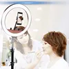 Led Blogger Selfie Ring Light-with Phone Holders And Microphone Holder Use For Many Live Video Streamings Or Network Anchors