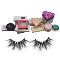 

Online Wholesale Lightweight 3D Mink Lashes 5D 25mm Eyelashes with Free Plastic Magnetic Box