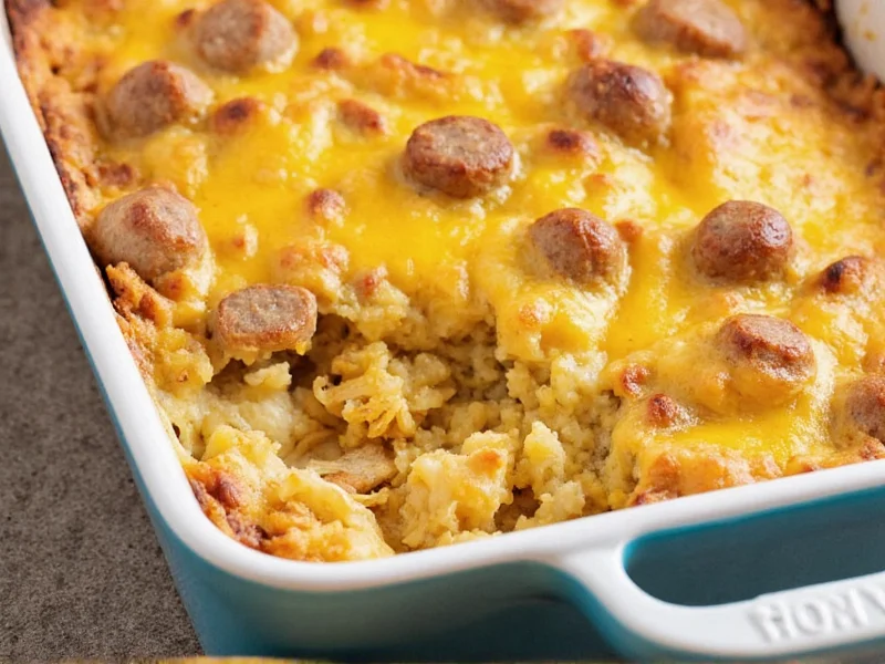 Perfect Sausage Hash Brown Breakfast Casserole Recipe