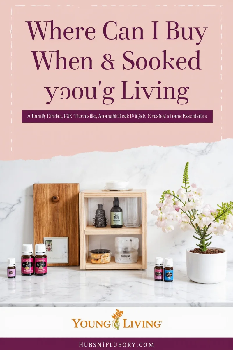 Side-by-side comparison of Young Living oil bottles at a boutique store and on Amazon.