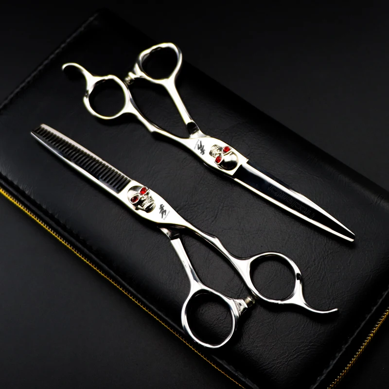 

6.0"Sale Silver Japanese Hair Scissors Cheap Hairdressing Scissors Shears Hairdresser Shaver Haircut Scissors