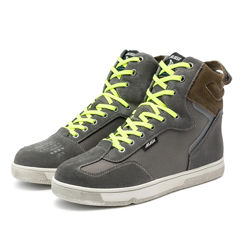 New Motorcycle Riding Shoes Off-road Anti-fall Wear-Resistant Anti-slip Racing Breathable Shoes Trendy Unisex Casual Short Boots