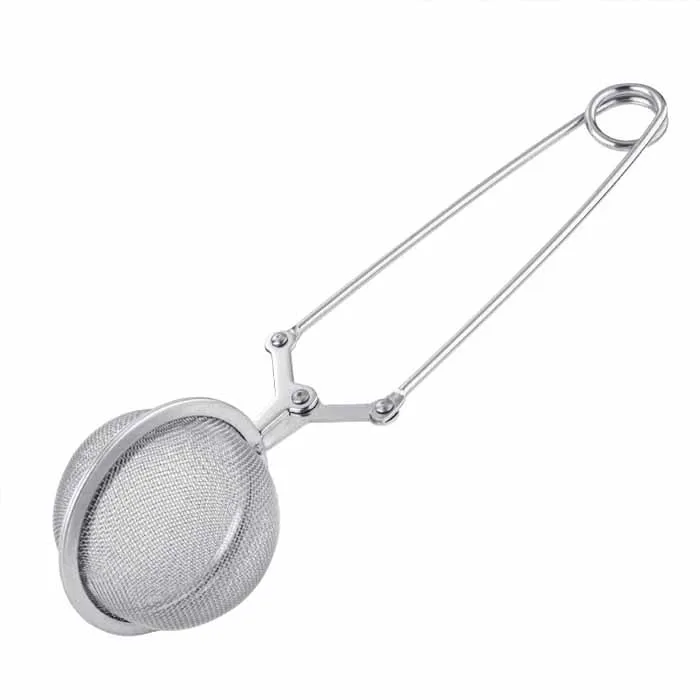 

Stainless Steel Sphere Mesh Tea Strainer Coffee Vanilla Spice Filter Tea Ball