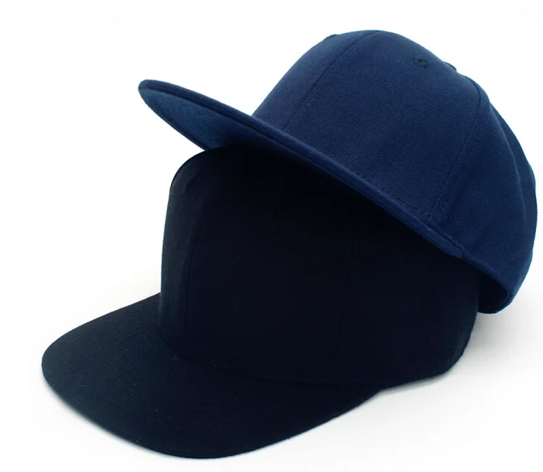 Wholesale Customize Plain Blank Unisex 6 Panel Hip Hop Snapback Hats ...