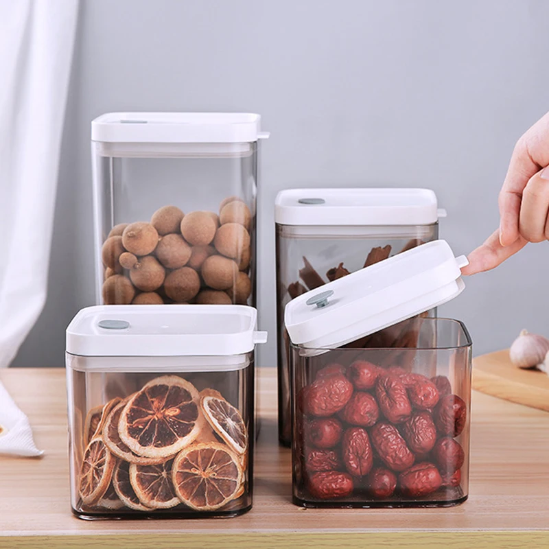 

3 Piece Set Airtight Containers High Quality New Products Storage Box Plastic AS Food Storage Container with Sealing Ring