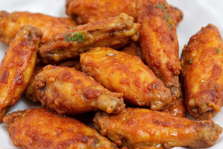 Cajun Wings on Plate