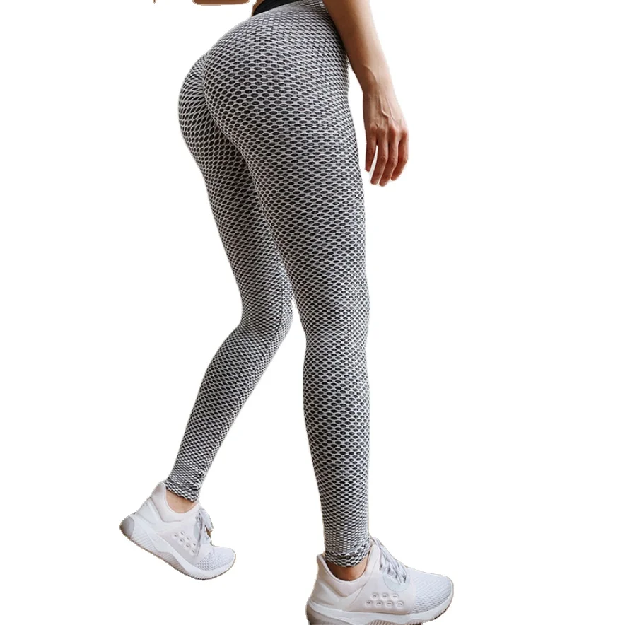 

AOLA Waistband Gym Fitness Wear Print Jumpsuit Activewear Free Sample Spandex Custom Yoga Leggings High Waisted, 5 colors