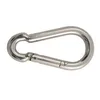 Various Colorful Stainless Steel Screw Lock Snap Hooks With Eyelet Spring Hook Carabiner