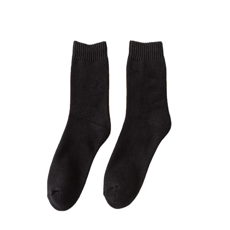 

Thickened Socks Men's Middle Winter Stockings Warm Velvet Towel Socks Autumn and Winter Men's Cotton Bottom Long Deodorant