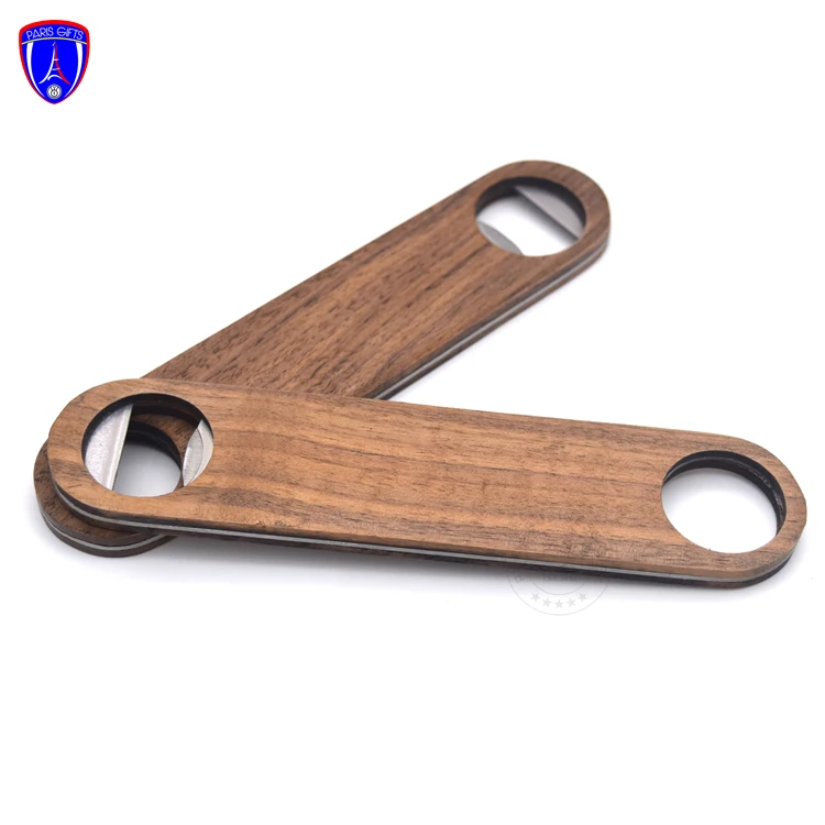 

high quality walnut wooden bottle opener made in Shenzhen